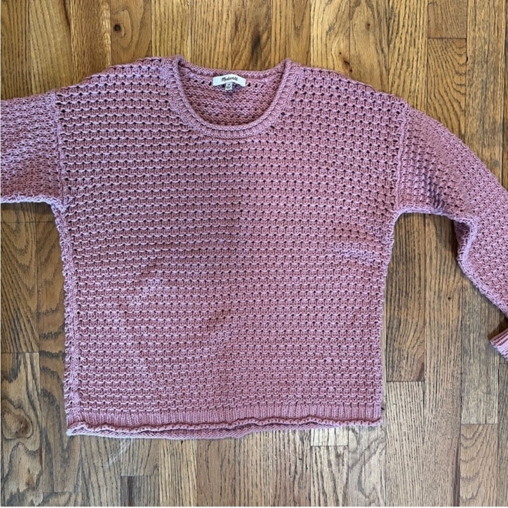 Madewell Mauve Knit Sweater